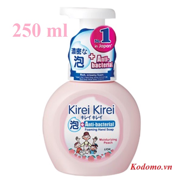 bot-rua-tay-kirei-kirei-huong-dao-250ml