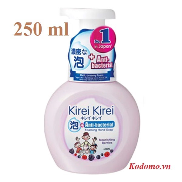 bot-rua-tay-kirei-kirei-huong-dau-tam-250ml