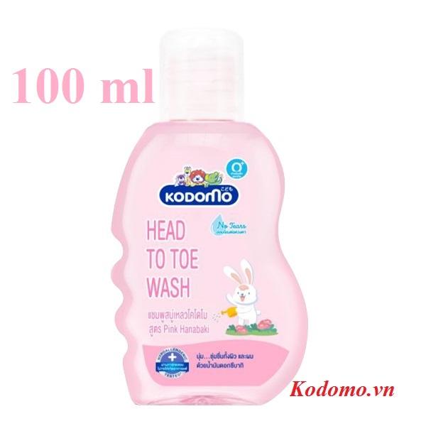 dau-tam-goi-tre-em-pink-hanabaki-100-ml